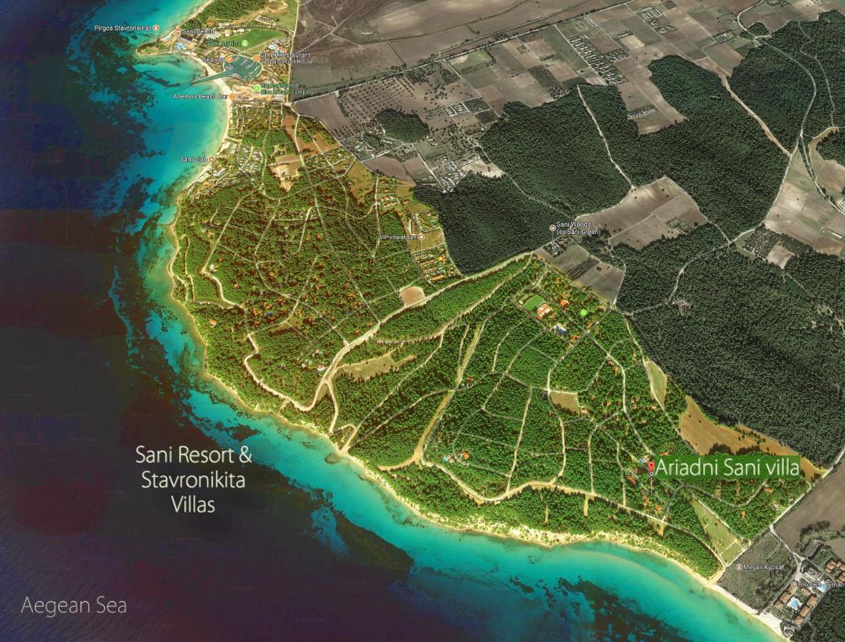 Ariadni Villa Sani Sani  Esterno foto